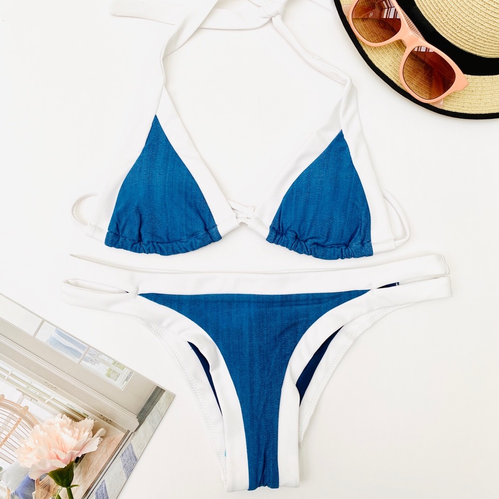 SEAFOLLY Triangle Top / Bikini Bottom Swim Set